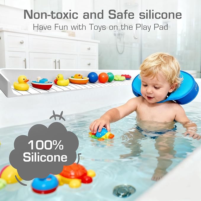31.5" Bathtub Splash Guard for Kids & Toddlers - Image 4