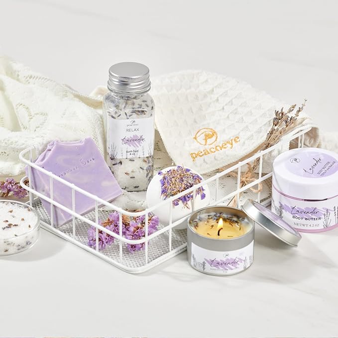 Mothers Day Gifts for Mom Spa Bath Gift Baskets Relaxing Spa Self Care for - Image 3