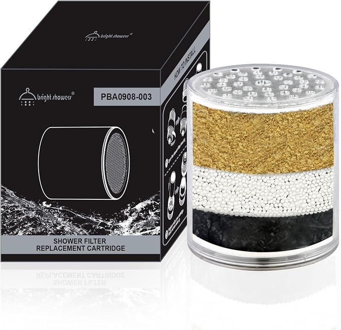 BRIGHT SHOWERS Replacement Shower Filter Cartridge by BRIGHTSHOWERS