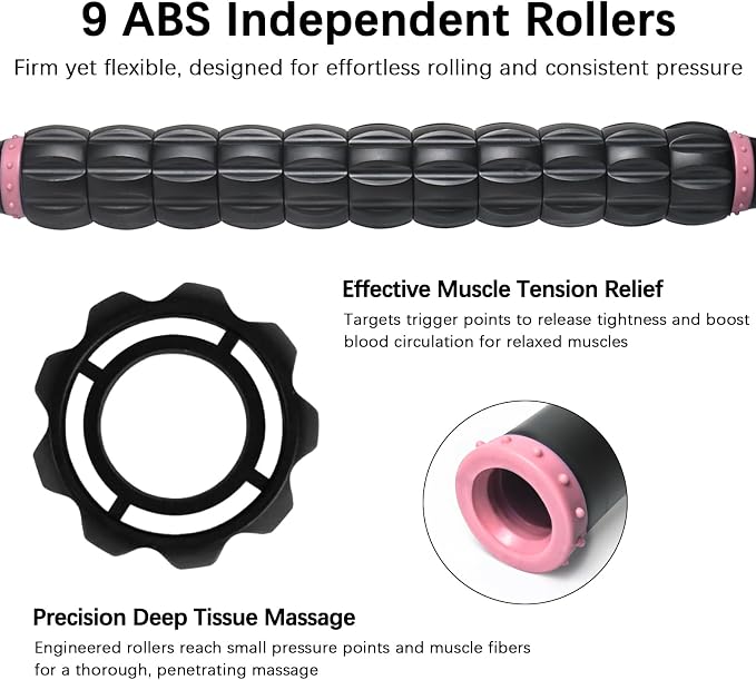 Muscle Roller Massage Roller Stick- Deep Tissue Fascia Blaster - Image 3