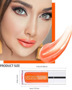 Hydrating Plumping Lip Glow Oil, Tinted Lip Gloss Lip Stain, Glow Reviver Lip - Image 6