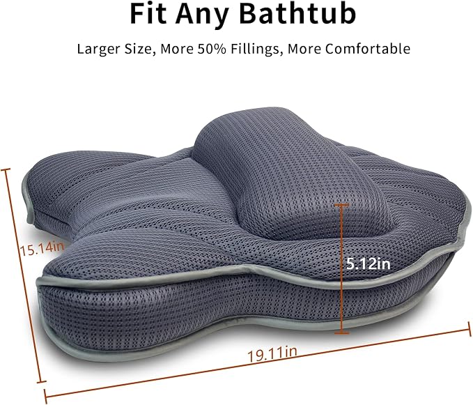 Poemland Extra Thick Large Bath Pillow - Image 3