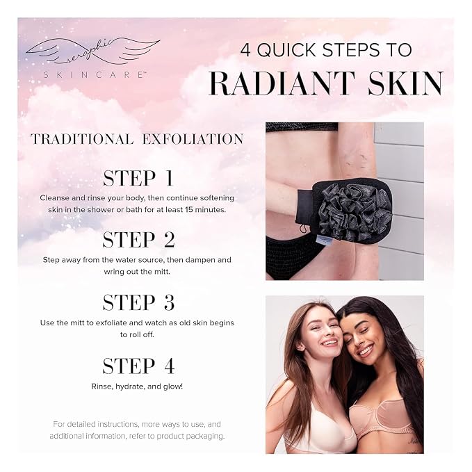 Seraphic Skincare Ultra-Luxe Exfoliating Mitt - Image 4
