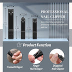 Manicure Set Nail Clipper Kit Pedicure Manicure Kit 12 In 1 Professional - Image 3