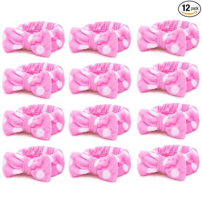 Casoty 12 Pcs Skincare Headbands, Spa Headband by Casoty