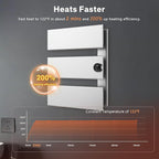 K&KALONZO Electric Towel Warmer, 18.35" W x 22.8" H Wall-Mounted Towel Heater - Image 2