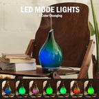 Porseme 150ml Essential Oil Diffuser Glass Color Changing Aroma Air Diffusers - Image 4