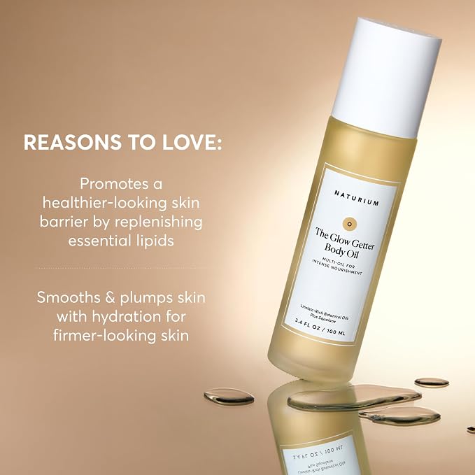 Naturium The Glow Getter Body Oil, Hydrating & Moisturizing Formula, Vegan & - Image 4