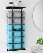 STWWO Towel Racks for Bathroom, Bathroom Towel Storage Wall Mounted 30 inch - Image 2