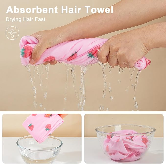 Unicorn Castle Microfiber Hair Towel - Image 2
