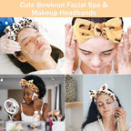 CIEHER 12 PCS Makeup Headband for Women Wrist Washband Scrunchies Cuffs for - Image 3