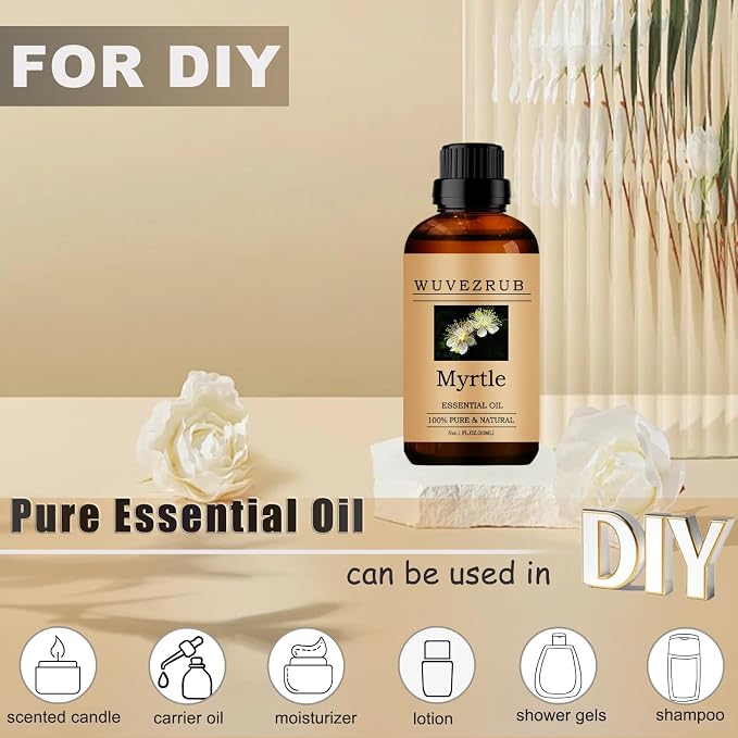 Myrtle Essential Oils, 30ML Pure and Natural Essential Oil - Image 3