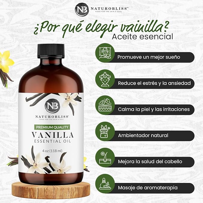 NaturoBliss Vanilla Essential Oil Premium Quality - Image 3