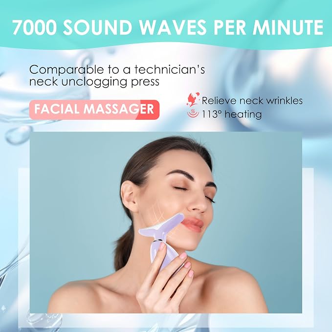 Facial Massager Red-Light-Therapy-for-Face and Neck, Face  culpting Wand - Image 6