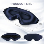 99% Fully Block Out Light Eye Sleep Mask, 3D Deep Contoured Eyes Cover Zero - Image 2