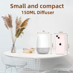 SEEDSEEL 150ML Rechargeable Battery Operated Essential Oil Diffuser, Portable - Image 4