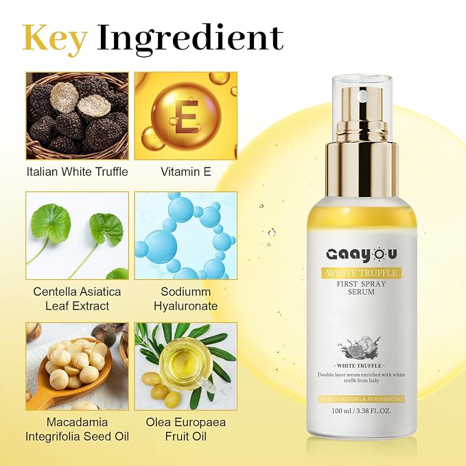 White Truffle First Spray Serum Deep Hydrating Face Mist Light-Weight Facial - Image 7