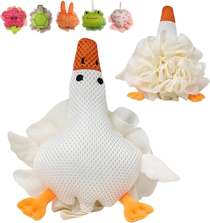 Kids Loofah, Cute Cartoon Animal Kids Bath Sponge by Taolivingmart
