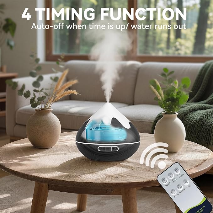 500ML Essential Oil Diffuser, Aromatherapy Diffuser - Image 4