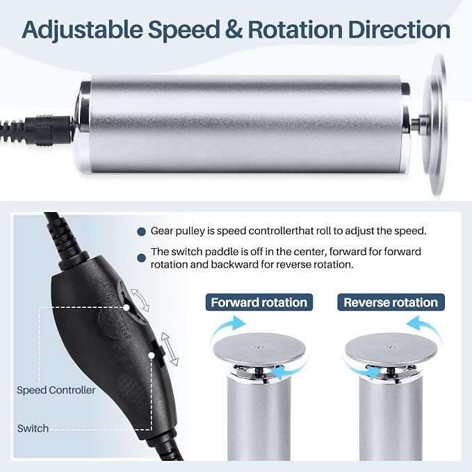Electric Foot File Remover Callus: Profesional Pedicure Tool - Image 3