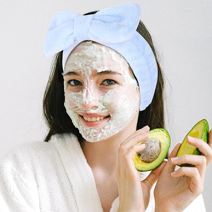 Ondder 8 Pcs Blue Spa Headbands - Image 4