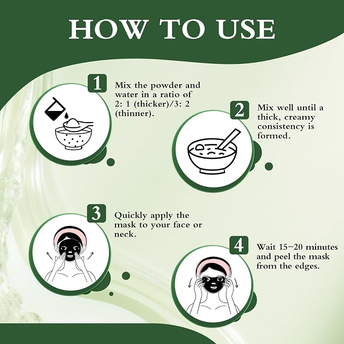 Pjordo Powder Jelly Mask for Facials Professional, Peel Off Facial Mask for - Image 8