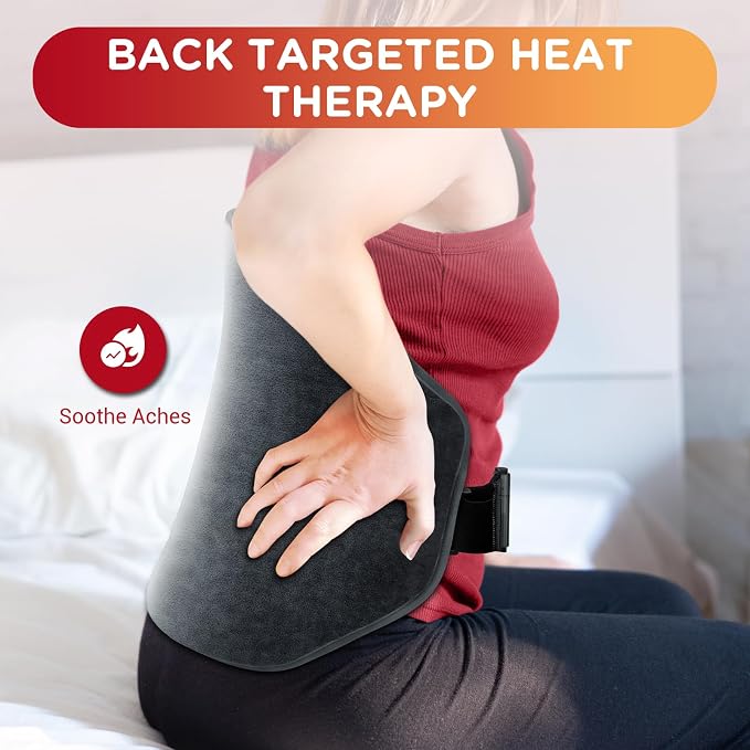 Heating Pad for Back, Comfytemp Mothers Day Gifts for Women Men Dad Mom - Image 4