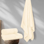 Elvana Home Cotton 2 Pack Oversized Bath Towel Set 28x55 inches, Large Bath - Image 4