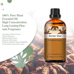 Anise Star 1.01fl.oz Essential Oil, PHATOIL Pure Aromatherapy Oils - Image 2