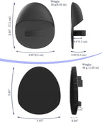 Manmihealth Silicone Back Scrubber & Shower Face Brush Set, Gentle-Cleaning & - Image 3