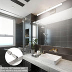 Aipsun 31.5 inch Modern Brushed Nickel Vanity Light Adjustable Bathroom Light - Image 5