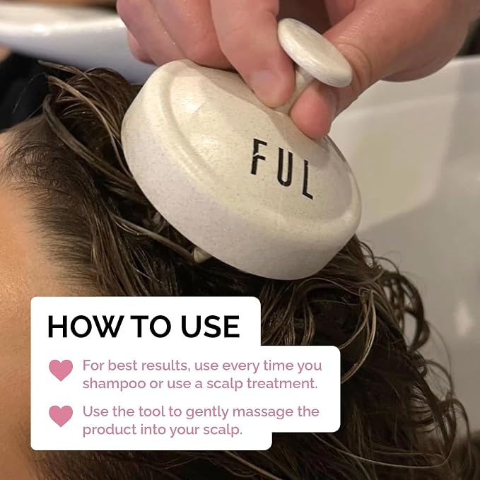 FUL Scalp Massager with Super Soft Silicone Brush - Image 3