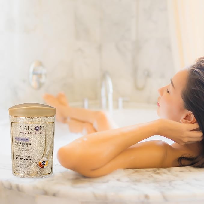 Calgon Ageless Bath Series Renewing Pearls, 16 oz. - Image 6