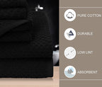 COTTON CRAFT Waffle 6 Piece Towel Set - Image 3