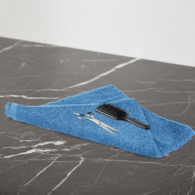 24 Pack Navy Blue Hand Towel 100% Cotton Spa Towel – 16x26 inches Highly - Image 3