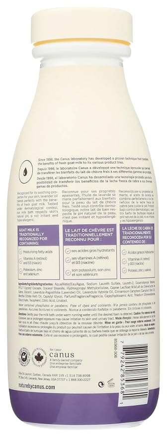 Nature by Canus Foaming Milk Bath, Fresh Canadian Goat Milk, Lavender Oil - Image 2
