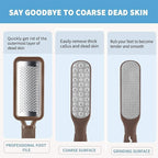 Fu Store 2 Pack Foot Files Callus Remover Stainless Steel Foot Rasp and Dual - Image 6