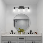 Ascher Bathroom Light Fixtures, 4-Light Vanity Lights - Image 9