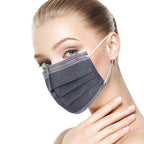 Borje Grey Disposable Face Mask 100 Pcs Grey Face Masks 3 Ply Protection Masks - Image 6