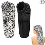 2 Pcs Large Shower Cap for Braids, Extra Long Shower Cap for Women Long Hair & by Unknown