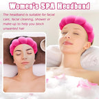 Zkptops Spa Headband for Washing Face Wristband Set Sponge Makeup Skincare - Image 3