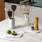 Koville Natural Marble Tray, Catchall - Image 5