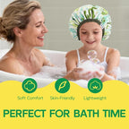 Years calm Kids Shower Cap, Waterproof Reusable Cartoon Bath Cap - Image 6