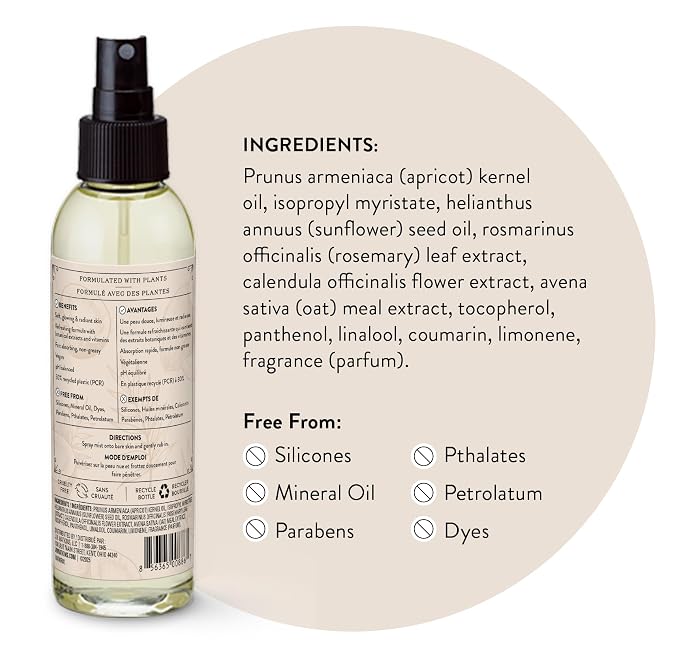 J.R. Watkins Naturally Hydrating Body Oil Mist, 6 fl oz, 2 Pack - Image 7