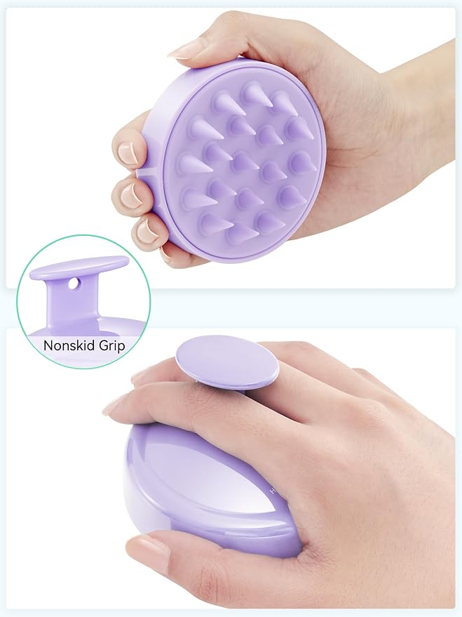 HEETA Shampoo Scalp Brush Massager Hair Growth, Scalp Scrubber - Image 2