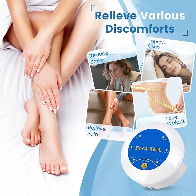 LeCuag Ionic Foot Bath Detox Machine, Portable Foot Detox Machine - Image 4