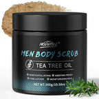 Men Body Scrub with Tea Tree Oil Exfoliating Body Scrub by POPMODERNC