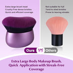 Extra Large Body Makeup Brush, 75mm Wide-headed Body Coverage Applicator - Image 4