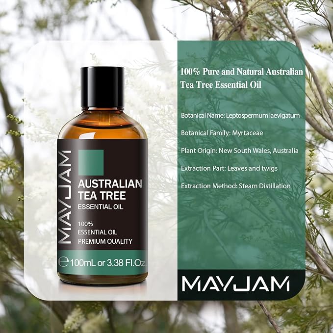 Australian Tea Tree Essential Oil, MAYJAM Pure Essential Oils - Image 3