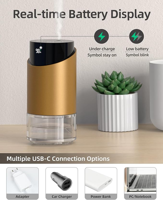 Waterless Essential Oil Diffuser Aromatherapy Scent Diffusers - Image 3